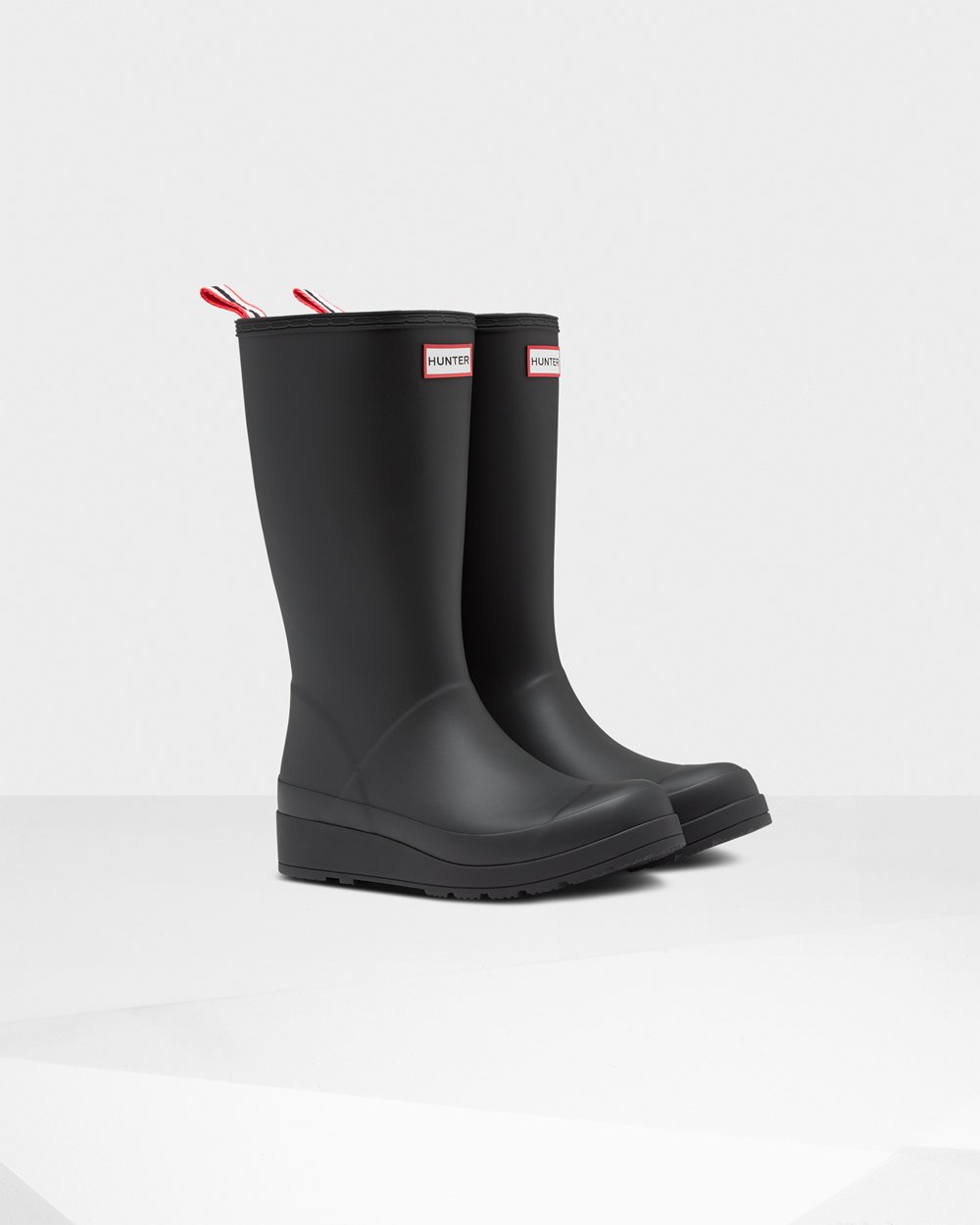 Womens Play Boots - Hunter Original Insulated Tall Rain (41XDCSOQI) - Black